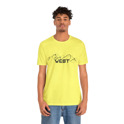 West, Unisex Jersey Short Sleeve Tee