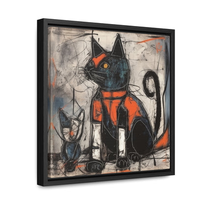 Cat 92, Gallery Canvas Wraps, Square Frame