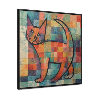 Cat 25, Gallery Canvas Wraps, Square Frame