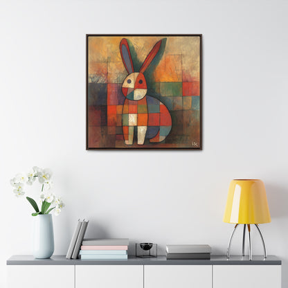 Rabbit 17, Gallery Canvas Wraps, Square Frame