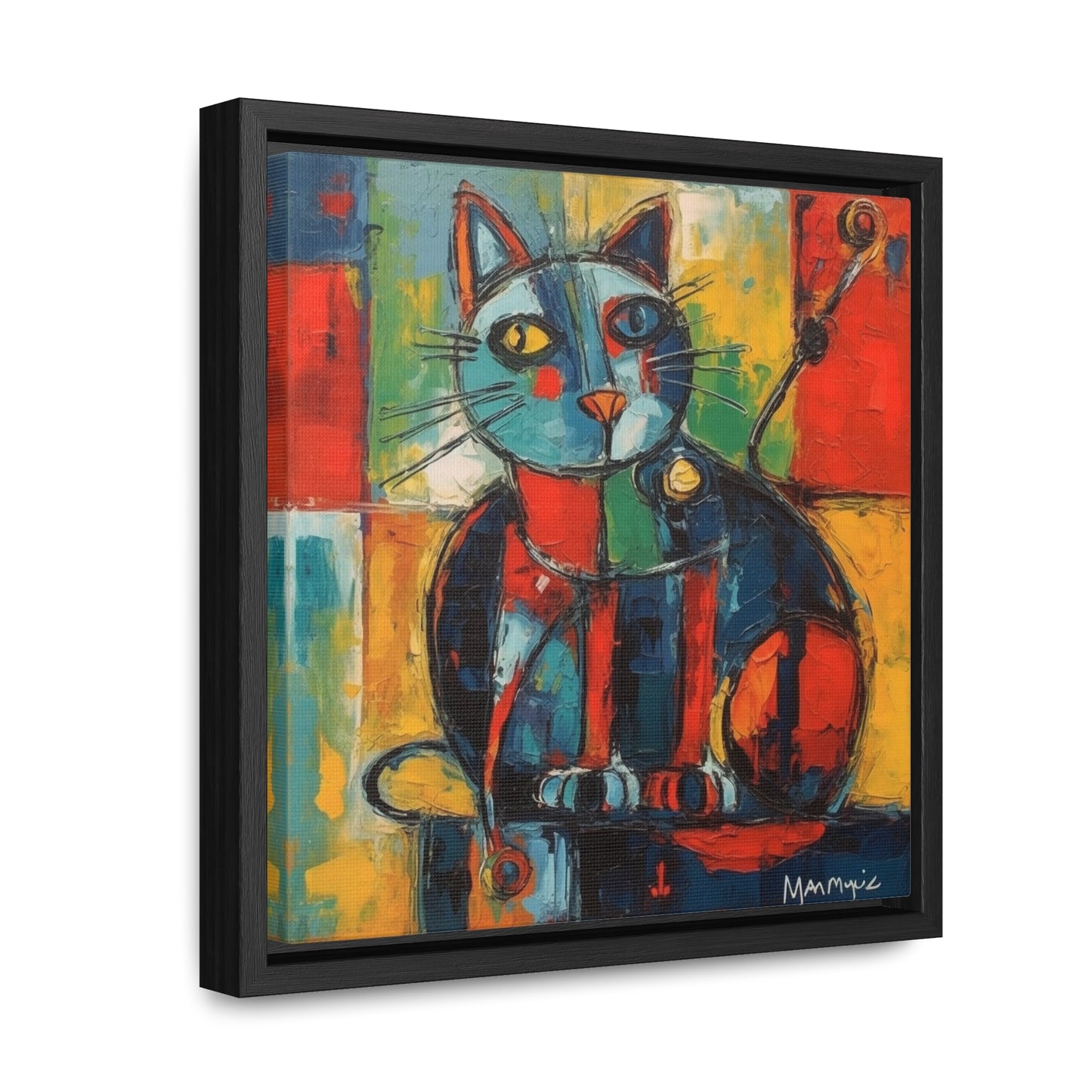 Cat 65, Gallery Canvas Wraps, Square Frame