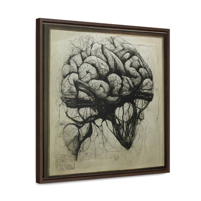 Brain 55, Valentinii, Gallery Canvas Wraps, Square Frame