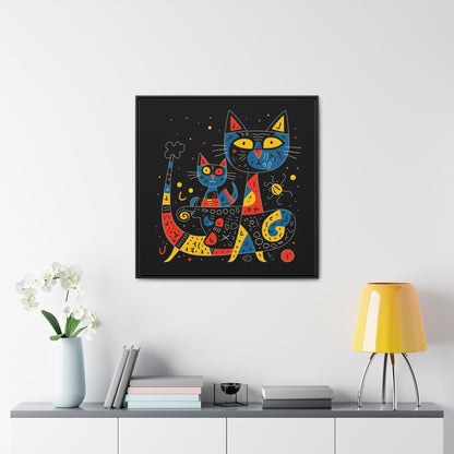 Cat 122, Gallery Canvas Wraps, Square Frame