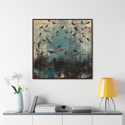 Bird 32, Gallery Canvas Wraps, Square Frame