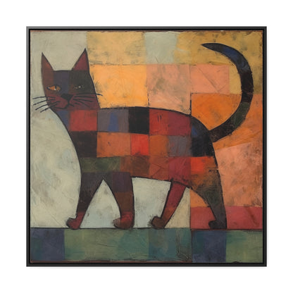 Cat 19, Gallery Canvas Wraps, Square Frame