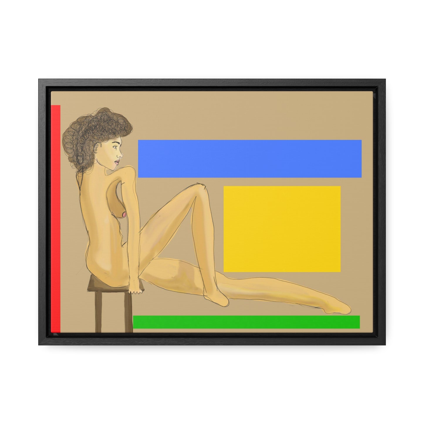 Tetris, Original Eduard Pavel, Gallery Canvas Wraps, Horizontal Frame