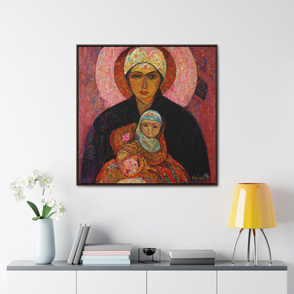 Mary and the Child 7, Valentinii, Gallery Canvas Wraps, Square Frame