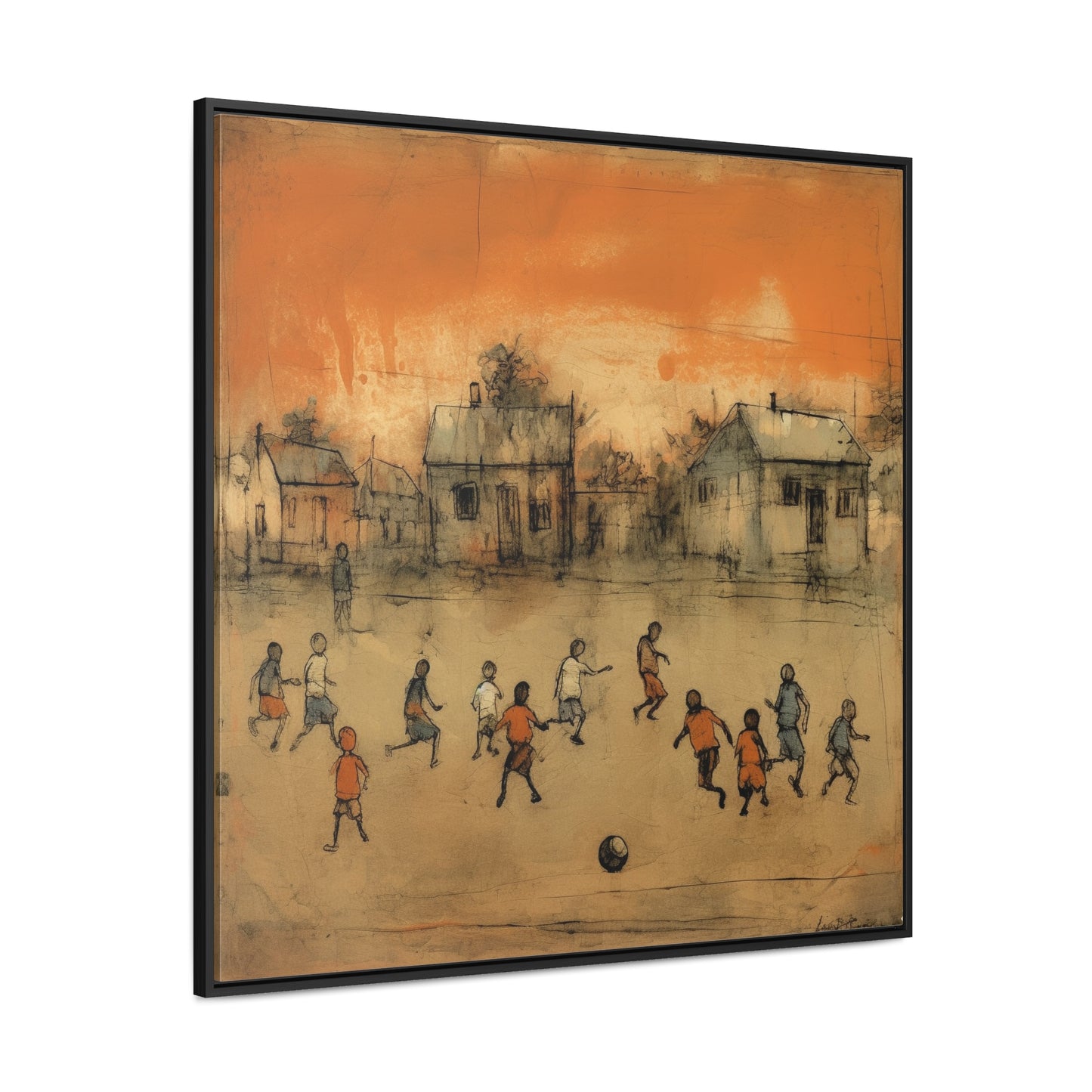 Childhood 29, Gallery Canvas Wraps, Square Frame