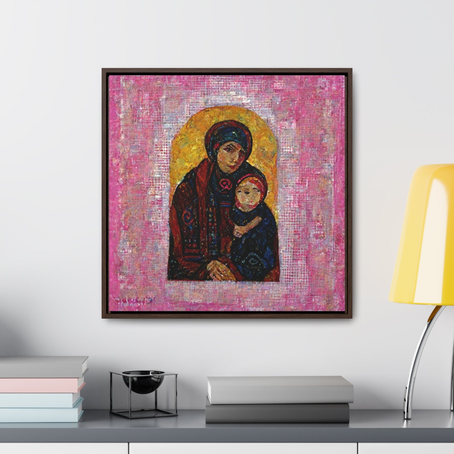 Mary and the Child 10, Valentinii, Gallery Canvas Wraps, Square Frame