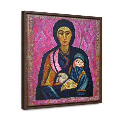 Mary and the Child 17, Valentinii, Gallery Canvas Wraps, Square Frame