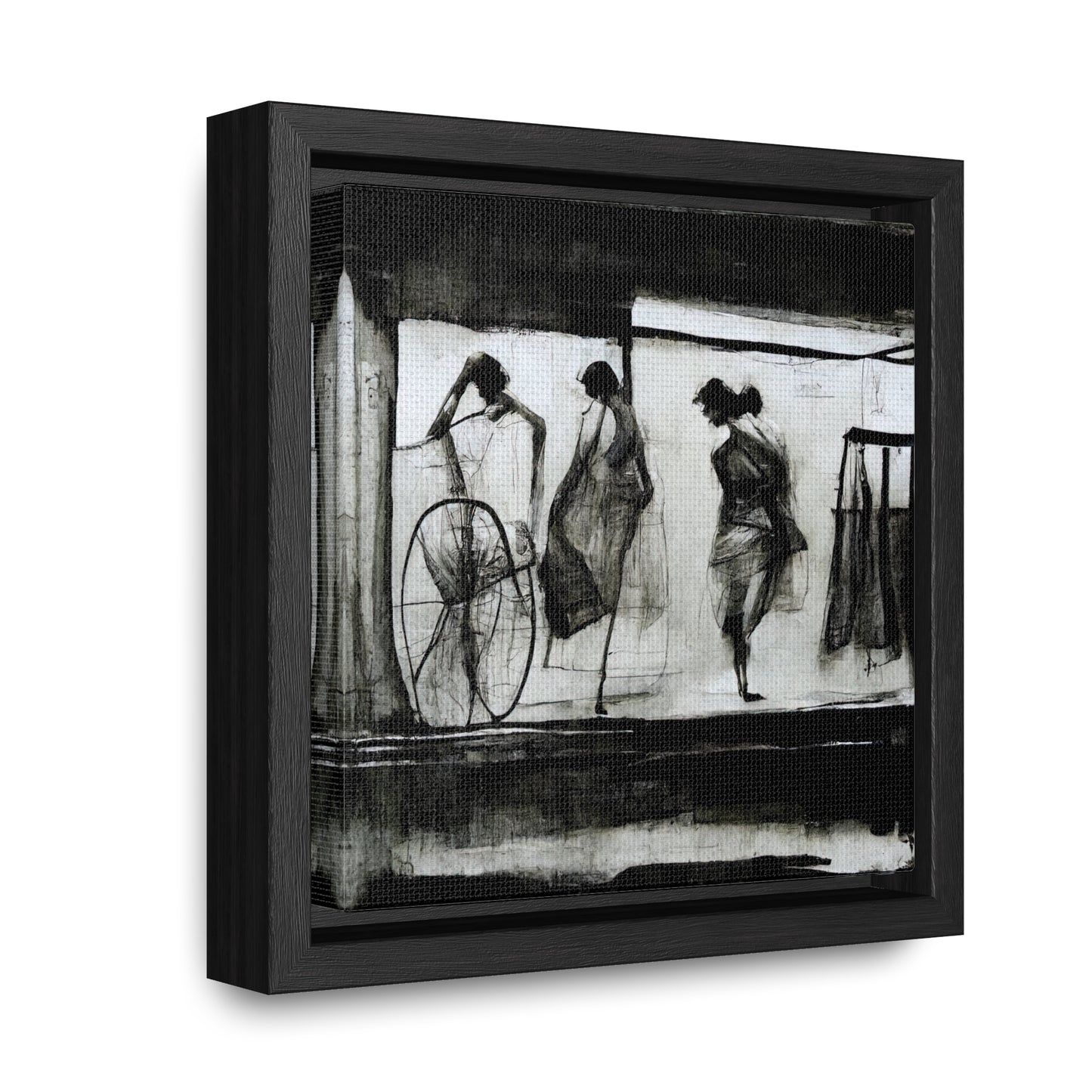 Domestic Memories 24, Valentinii, Gallery Canvas Wraps, Square Frame