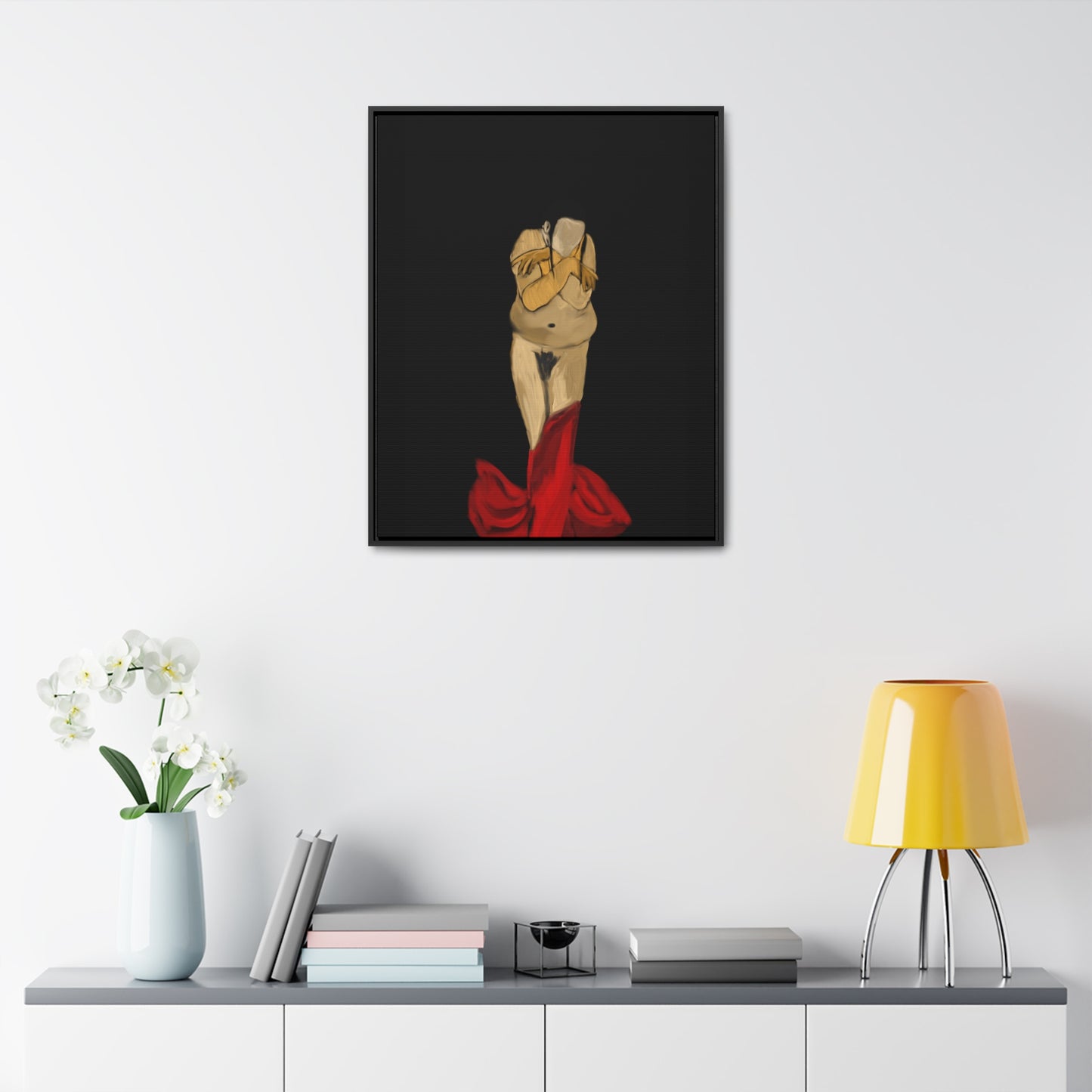 Shame, Original Eduard Pavel, Gallery Canvas Wraps, Vertical Frame