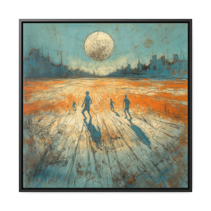 Childhood 18, Gallery Canvas Wraps, Square Frame