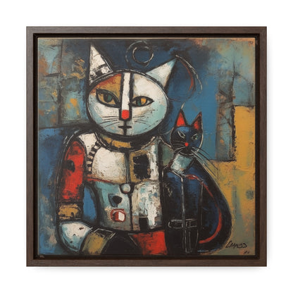 Cat 38, Gallery Canvas Wraps, Square Frame