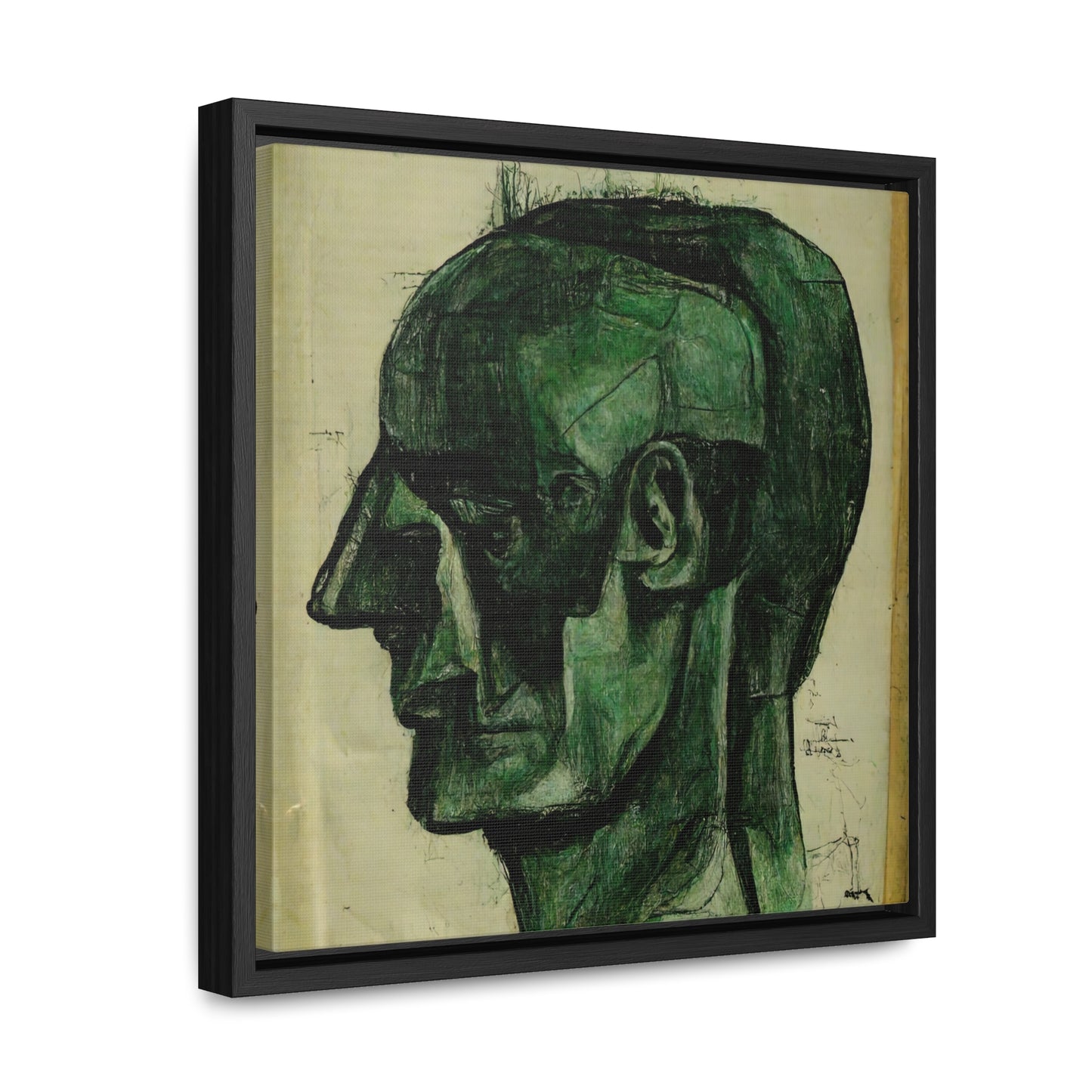 Heads 3, Valentinii, Gallery Canvas Wraps, Square Frame