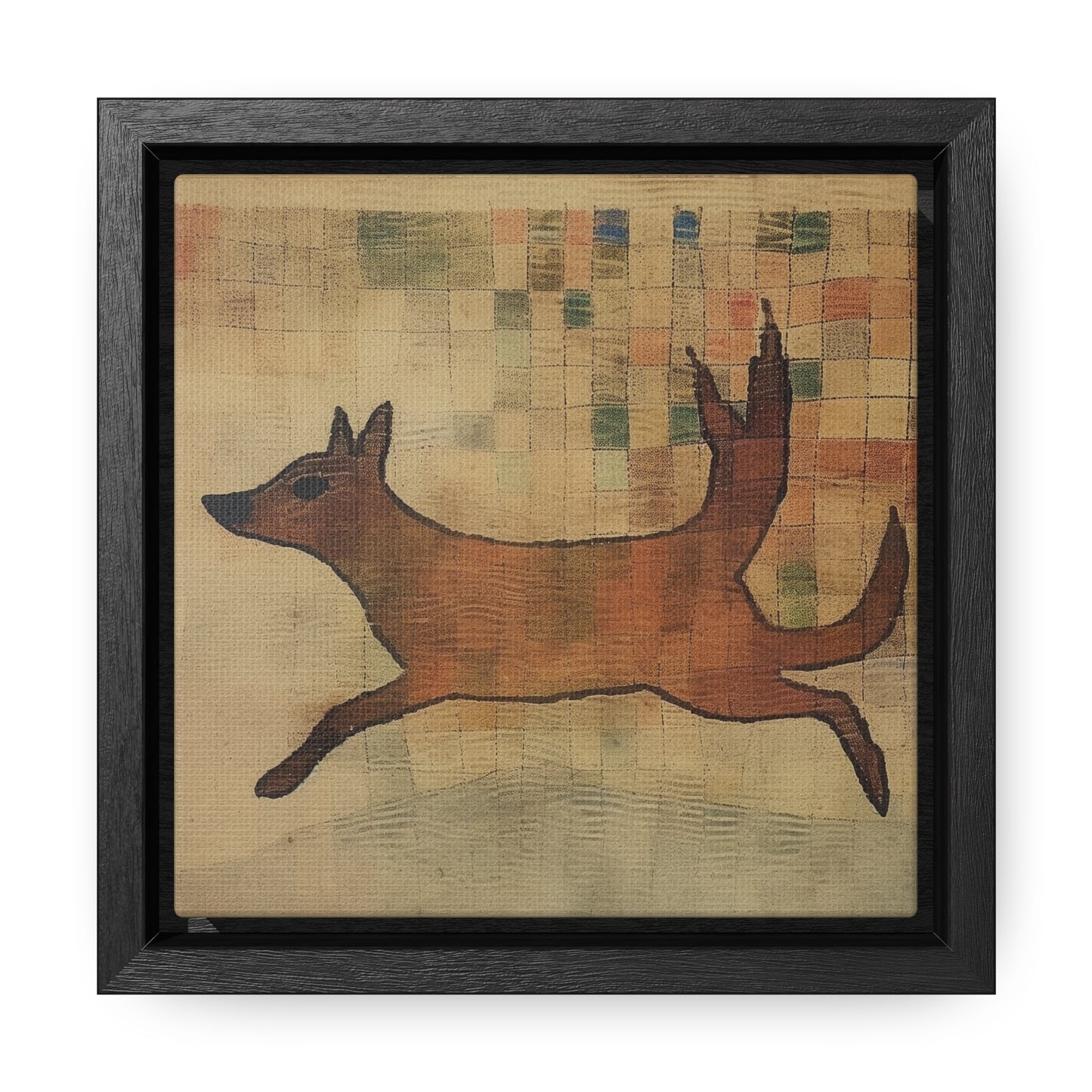 V Dog 5, Gallery Canvas Wraps, Square Frame