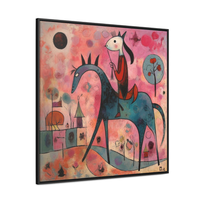 The Dreams of the Child 16, Gallery Canvas Wraps, Square Frame