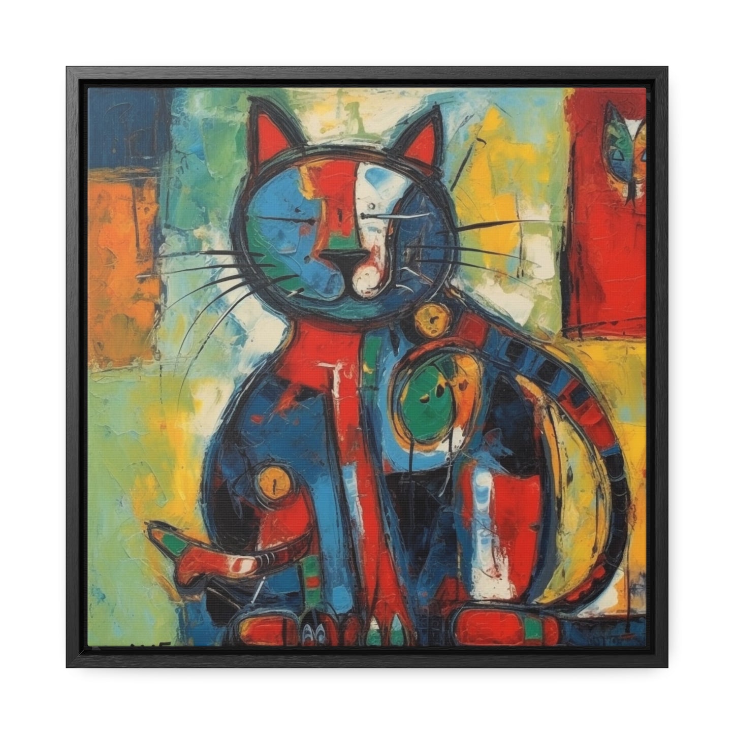 Cat 67, Gallery Canvas Wraps, Square Frame