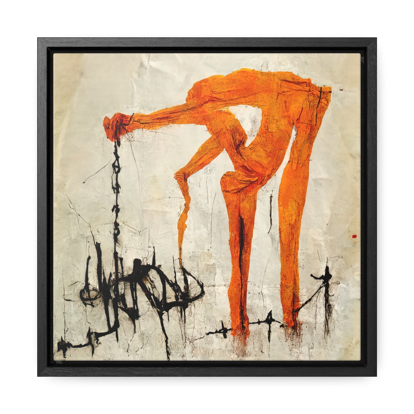 Feet and Drama 19, Valentinii, Gallery Canvas Wraps, Square Frame