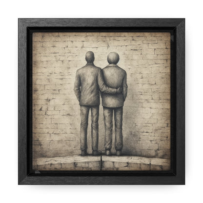 The Courage of Vulnerability 8, Valentinii, Gallery Canvas Wraps, Square Frame