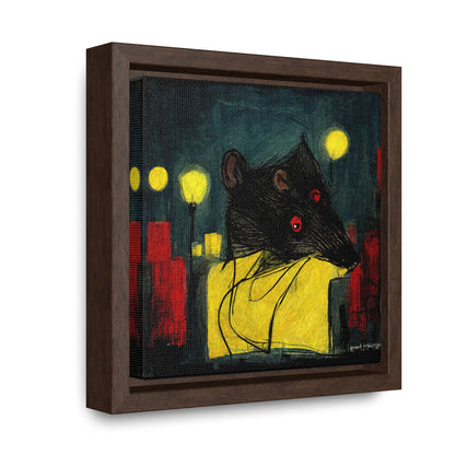 Urban Rat 5, Valentinii, Gallery Canvas Wraps, Square Frame