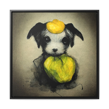 Dogs and Puppies 3, Valentinii, Gallery Canvas Wraps, Square Frame