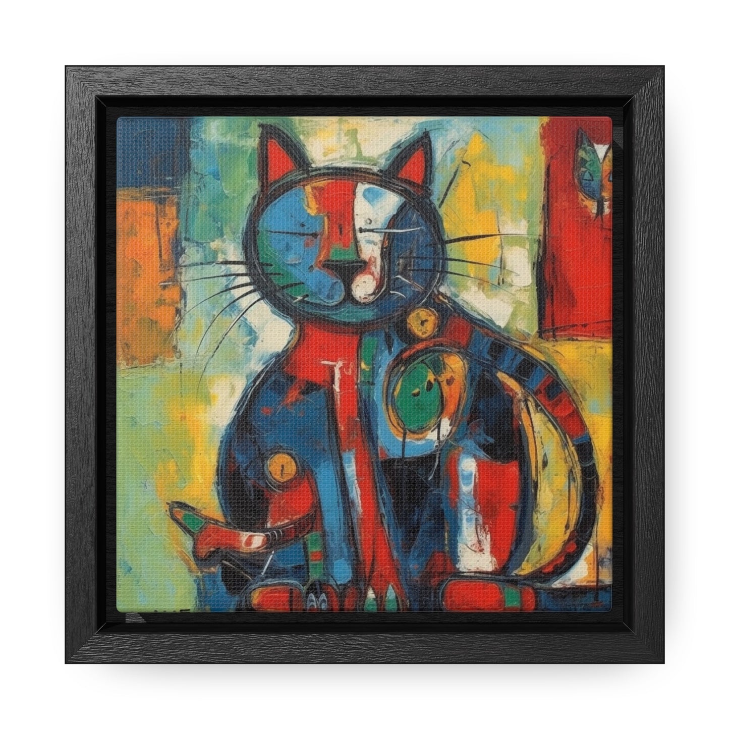 Cat 67, Gallery Canvas Wraps, Square Frame