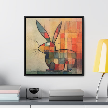 Rabbit 28, Gallery Canvas Wraps, Square Frame