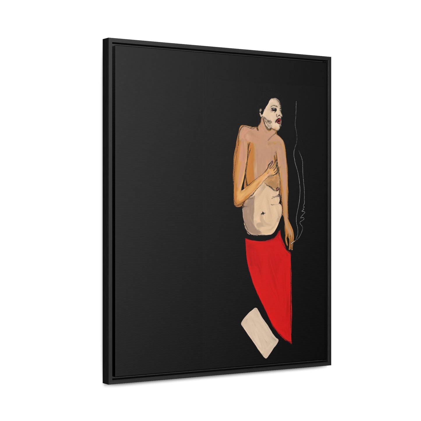 A Depressive Aladdin, Original Eduard Pavel, Gallery Canvas Wraps, Vertical Frame