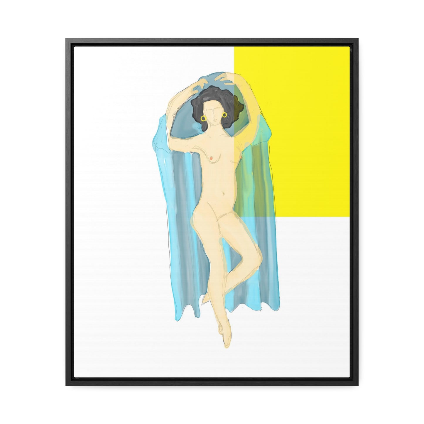 Dance in Nothingness, Original Eduard Pavel, Gallery Canvas Wraps, Vertical Frame