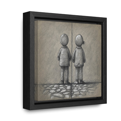 The Courage of Vulnerability 7, Valentinii, Gallery Canvas Wraps, Square Frame