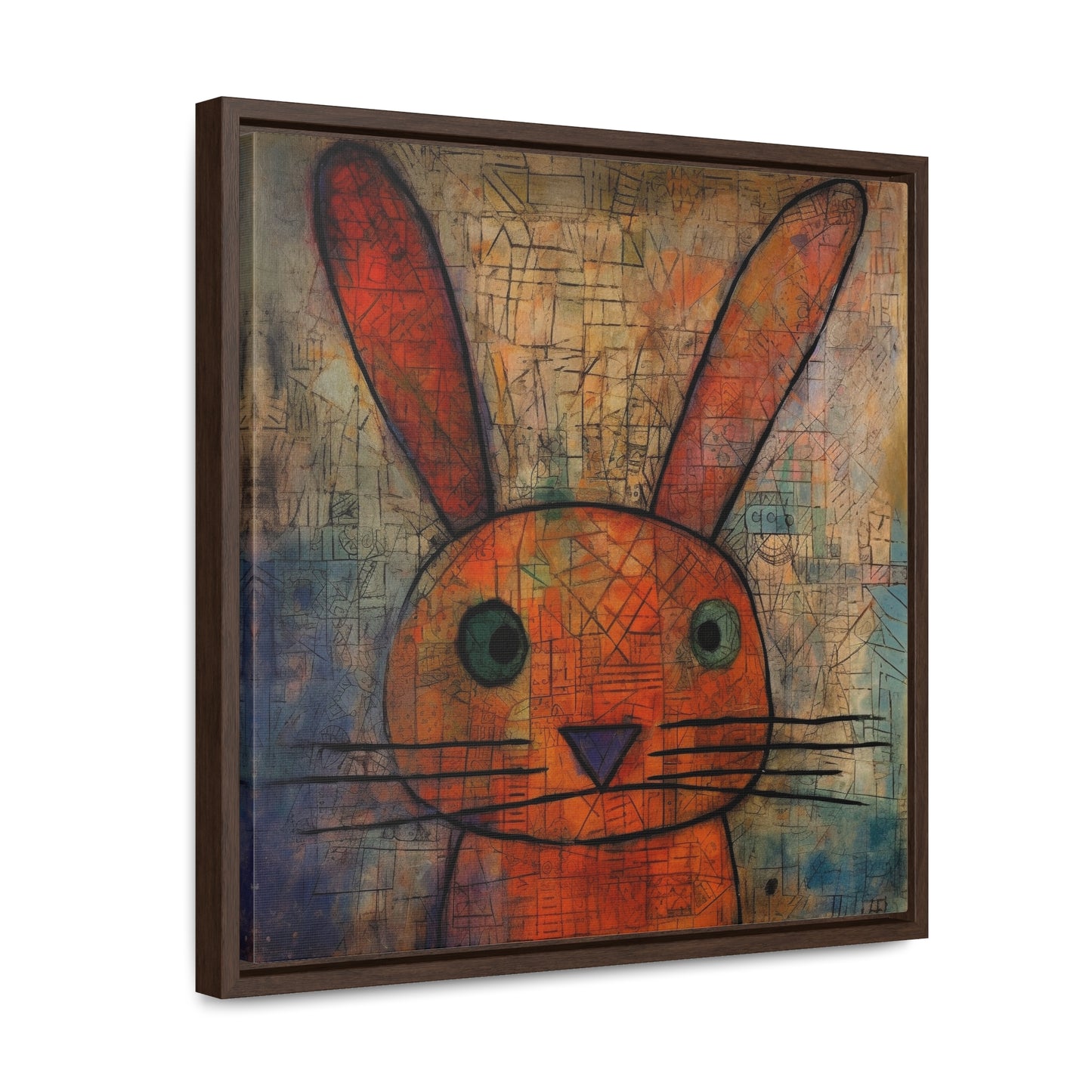 Rabbit 8, Gallery Canvas Wraps, Square Frame