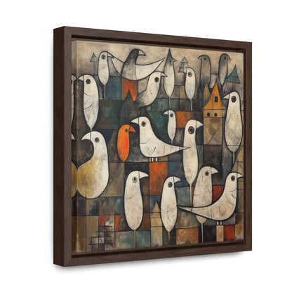 Bird 27, Gallery Canvas Wraps, Square Frame