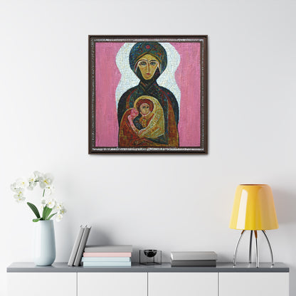 Mary and the Child 21, Valentinii, Gallery Canvas Wraps, Square Frame