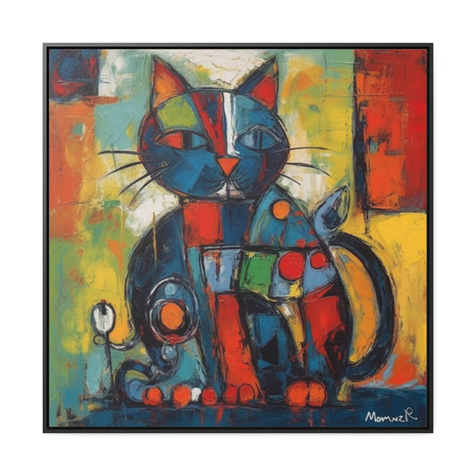 Cat 70, Gallery Canvas Wraps, Square Frame