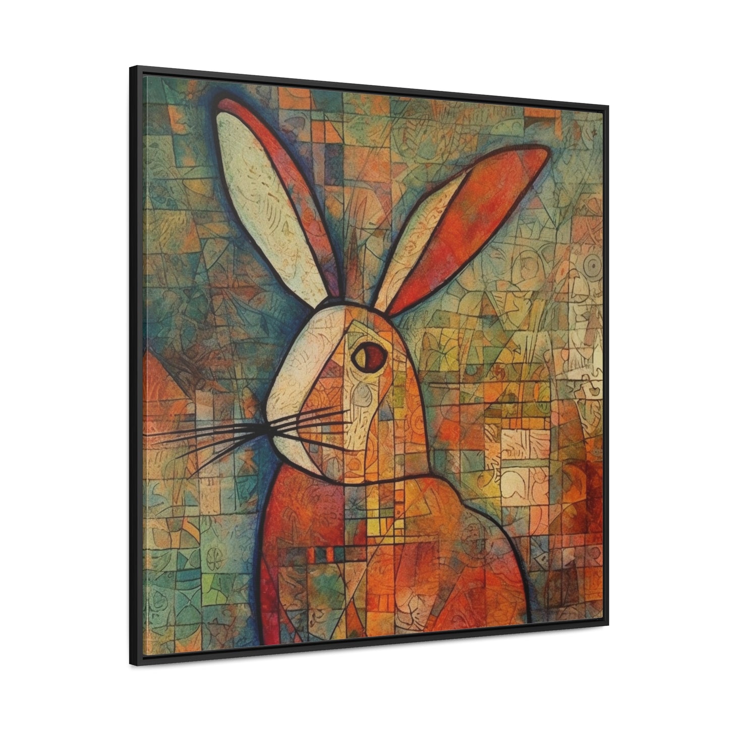 Rabbit 5, Gallery Canvas Wraps, Square Frame