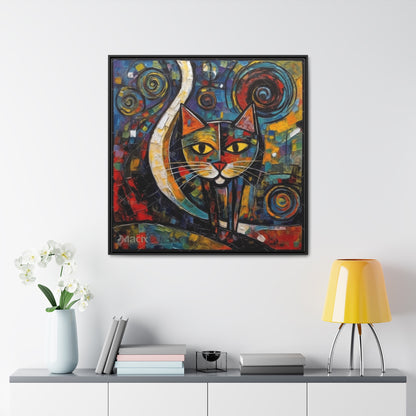 Cat 119, Gallery Canvas Wraps, Square Frame