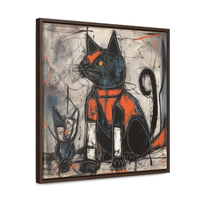 Cat 92, Gallery Canvas Wraps, Square Frame