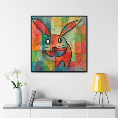 Rabbit 11, Gallery Canvas Wraps, Square Frame