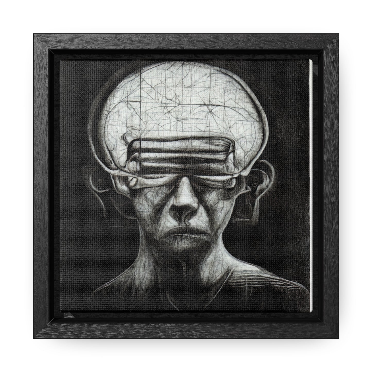 Brain 13, Valentinii, Gallery Canvas Wraps, Square Frame