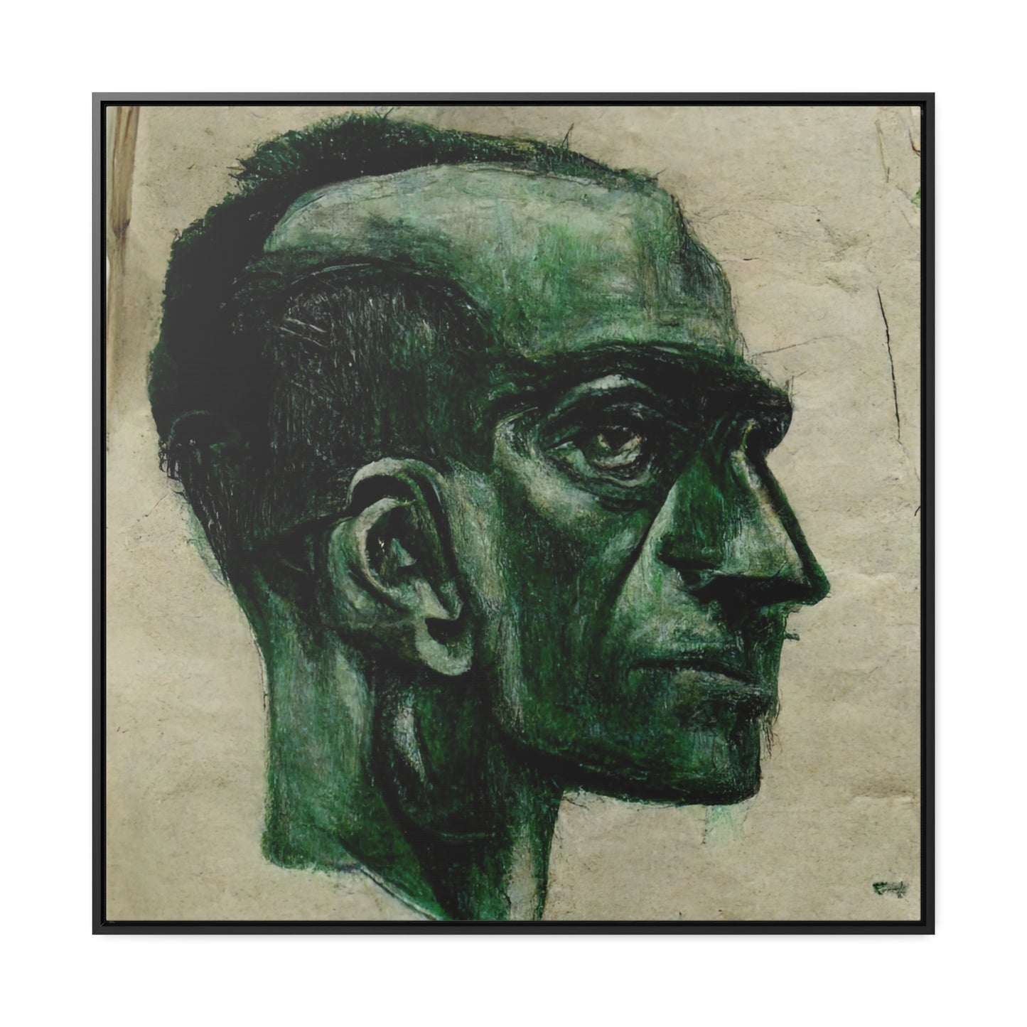 Heads 13, Valentinii, Gallery Canvas Wraps, Square Frame