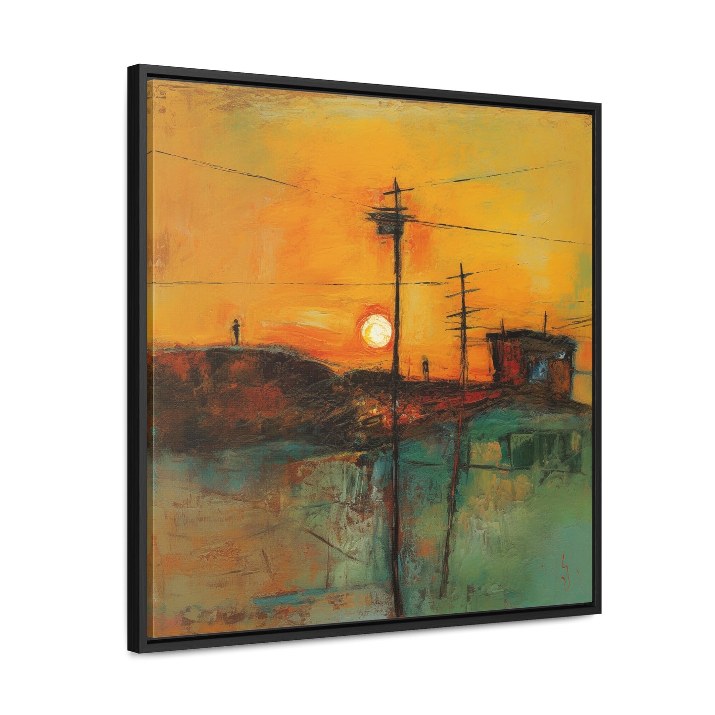 Land of the Sun 54, Valentinii, Gallery Canvas Wraps, Square Frame