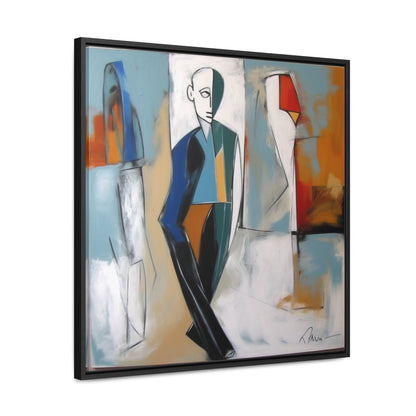 Sad Man 22, Valentinii, Gallery Canvas Wraps, Square Frame