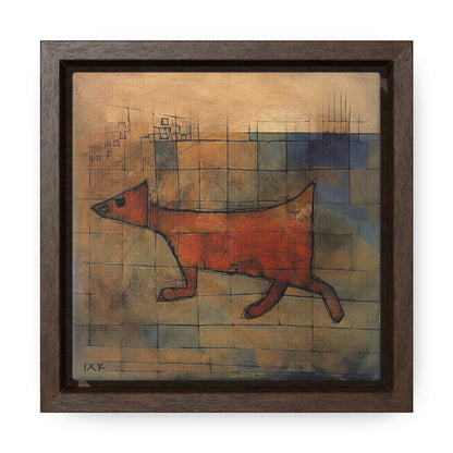 V Dog 11, Gallery Canvas Wraps, Square Frame