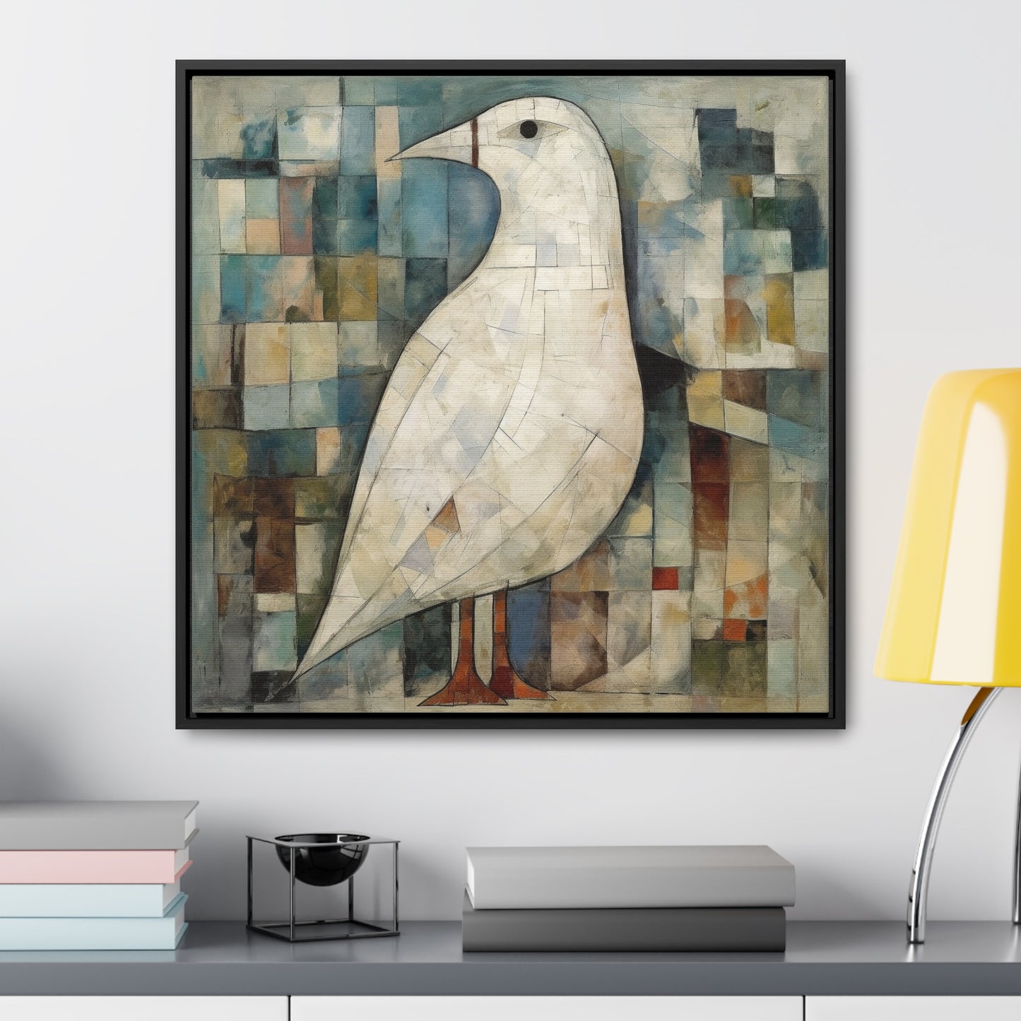 Bird 15, Gallery Canvas Wraps, Square Frame