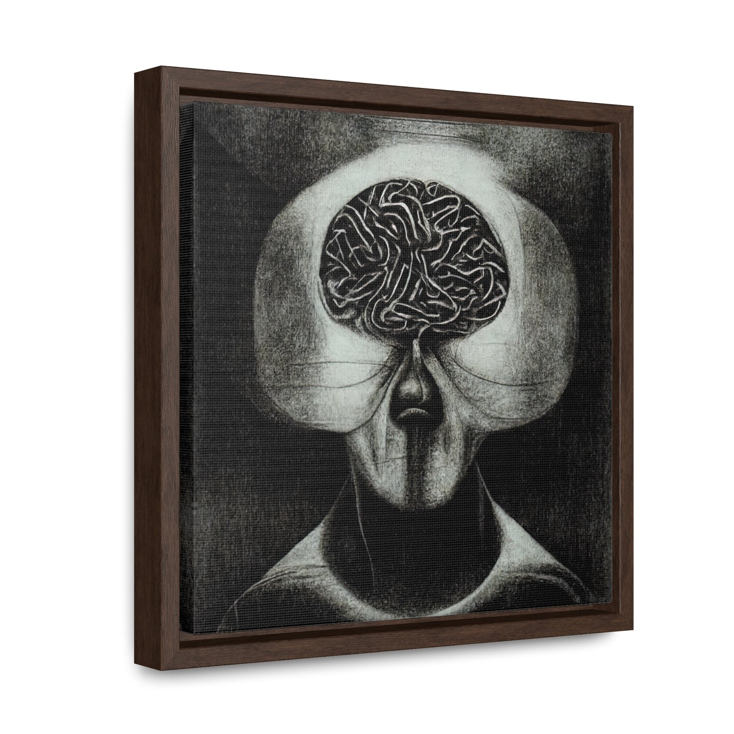 Brain 38, Valentinii, Gallery Canvas Wraps, Square Frame