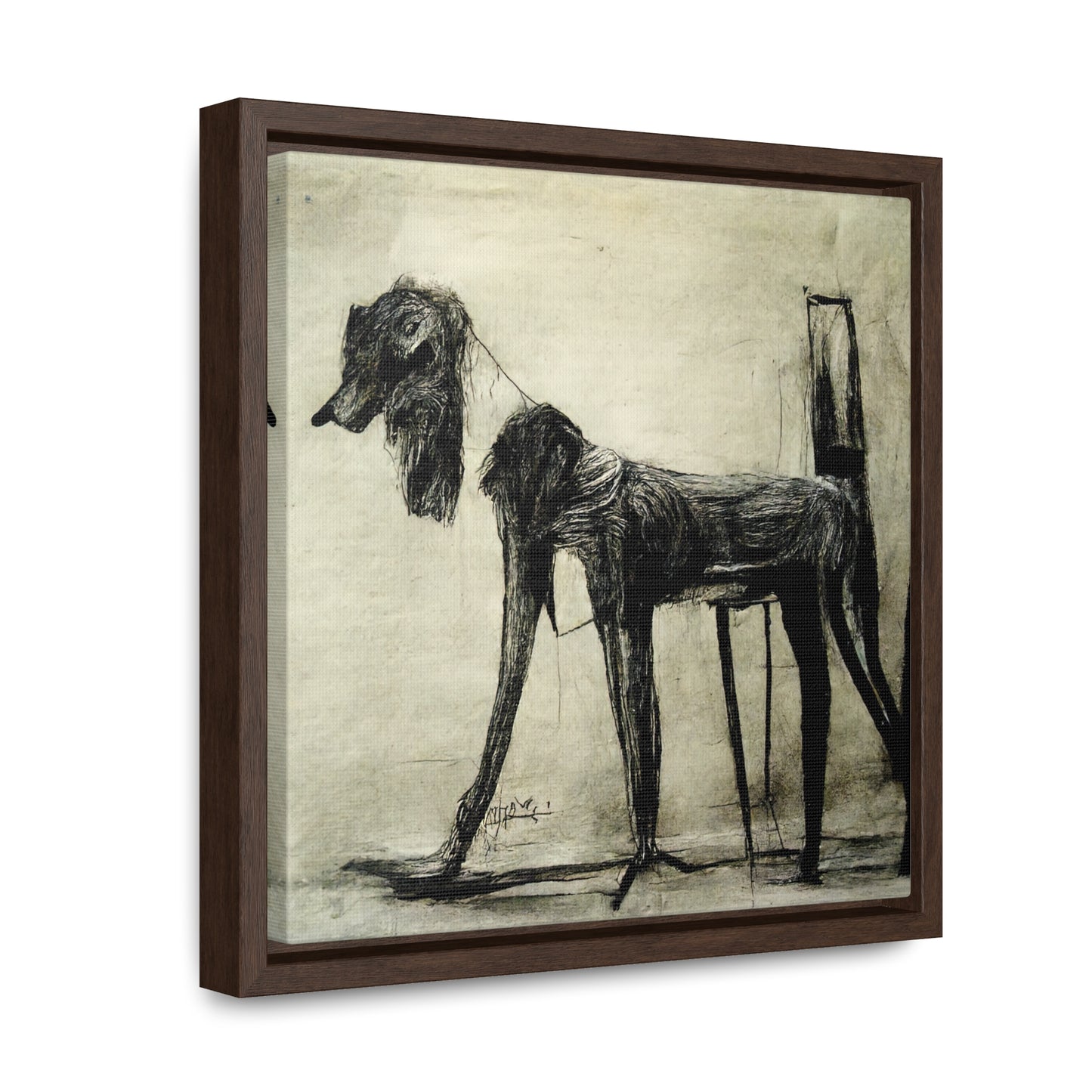 Dogs and Puppies 19, Valentinii, Gallery Canvas Wraps, Square Frame