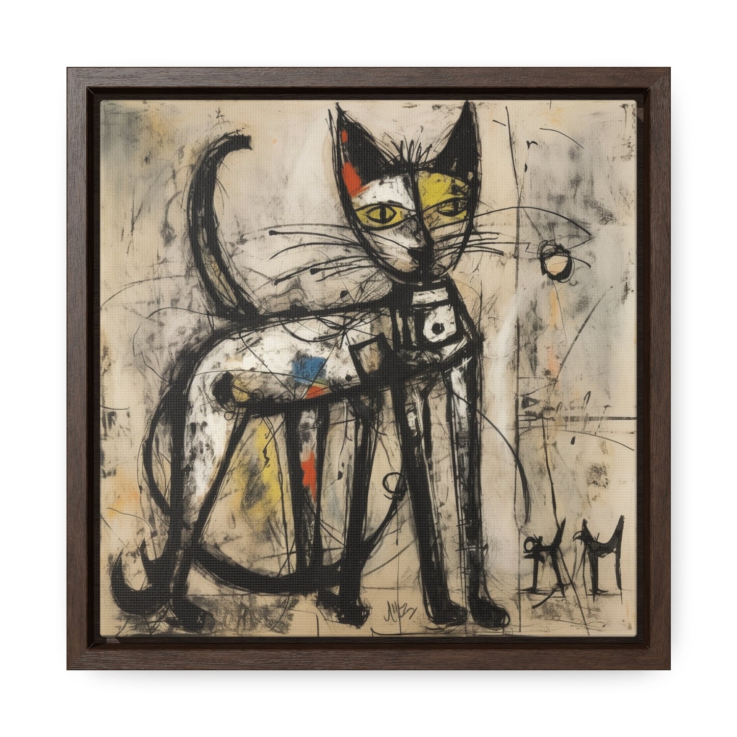 Cat 49, Gallery Canvas Wraps, Square Frame