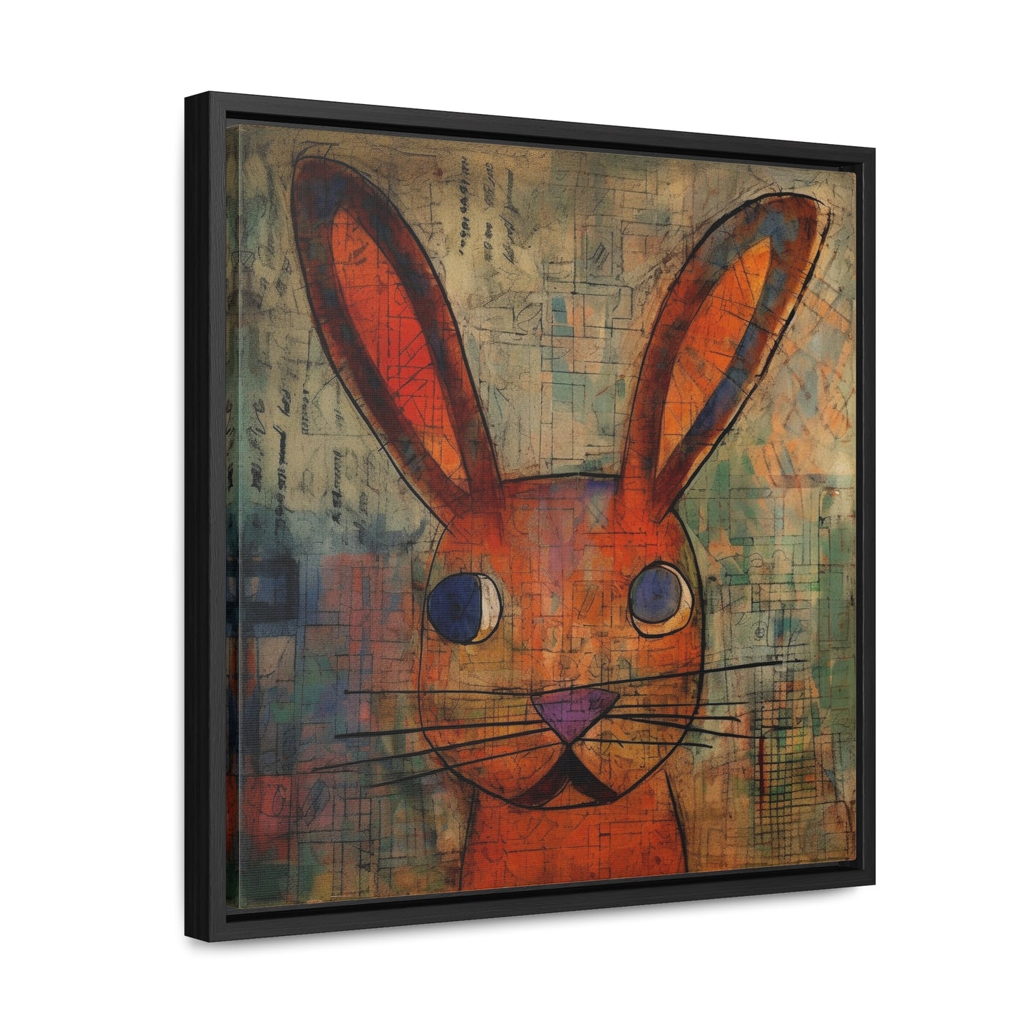 Rabbit 35, Gallery Canvas Wraps, Square Frame