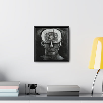 Brain 39, Valentinii, Gallery Canvas Wraps, Square Frame